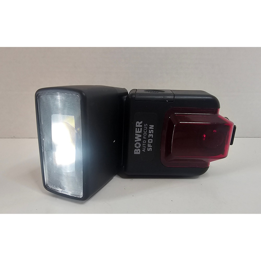 Bower Auto Focus SFD35N Camera Flash Speedlight‎ For Nikon Cameras UNTESTED